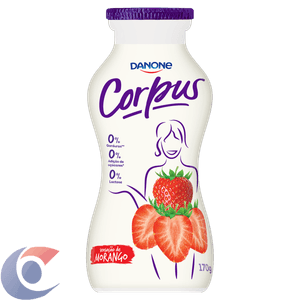Iogurte Líquido Zero Lactose Corpus Morango Danone 170g