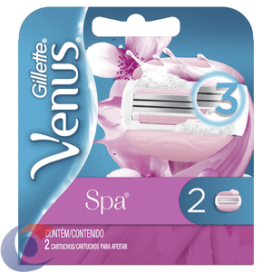 Carga Para Aparelho De Depilar Gillette Venus Spa 2 Un