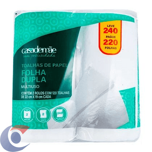 Toalha De Papel Casa De Mãe 2 Un