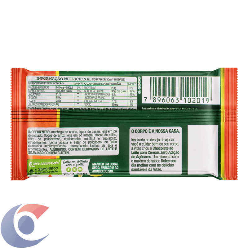 CHOC-VITAO-ZERO-30G.LEIT-CER