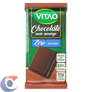 Chocolate Vitao Meio Amargo Zero Açúcar 22g