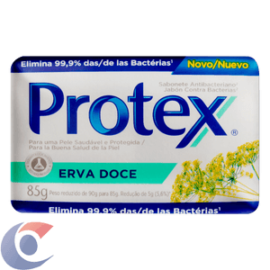 Sabonete Antibacteriano Em Barra Protex Erva Doce 85g