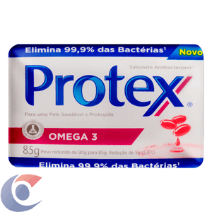 Sabonete Antibacteriano Em Barra Protex Nutri Protect Ômega 3 85g