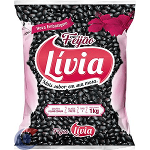 Feijão Preto Livia Tipo 1kg