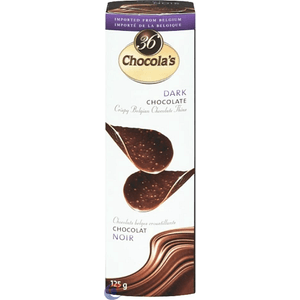 Folhas Chocolate Belga Hamlet Crocante Amargo 125g
