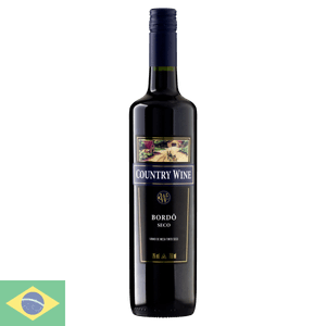 Vinho Nacional Tinto Country Wine Bordô Seco 750ml