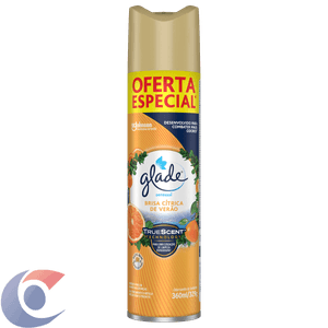 Odorizador De Ambiente Aerossol Glade Brisa Cítrica De Verão Oferta Especial 360ml