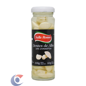 Dentes De Alho Espanhol Selle Rosso Em Vinagre 100g