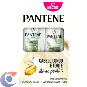 Kit Shampoo 400ml + Condicionador 150ml Pantene Bambu