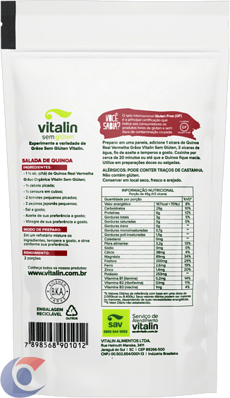 QUIN-GRAOS-VERM-VITALIN-ORG-200G