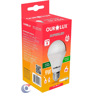 Lâmpada Led Ourolux 9w 6500v