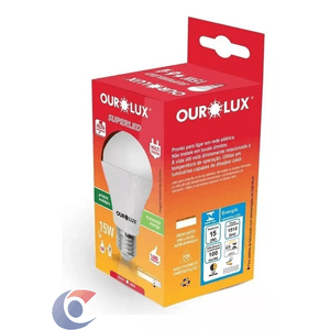 Lâmpada Led Ourolux 15w 6500k