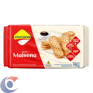 Biscoito Maisena Lowçucar Zero Lactose 140g
