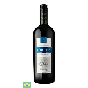 Vinho Nacional Tinto Bordo Pérgola Demi Sec 1l