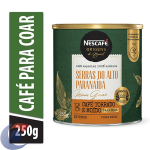 Café Torrado E Moído Nescafé Origens Serras Do Alto Paranaíba 250g