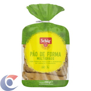 Pão De Forma Schar Sem Glúten Multigrãos 200g