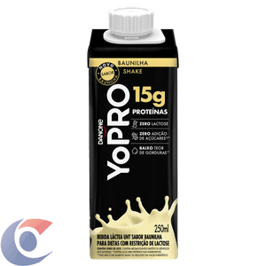 Bebida Láctea Yopro Zero Lactose Baunilha 15g De Proteínas 250ml