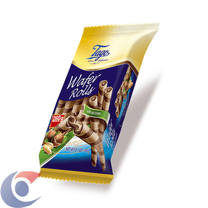 Biscoito Wafer Tago Rolo Recheado Com Creme De Avelã E Amendoim 260g