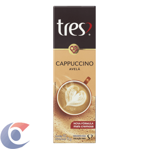 Cappuccino Em Cápsula Três Avelã 80g