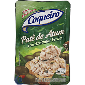 Patê De Atum Com Azeitona Coqueiro Sachê 170g