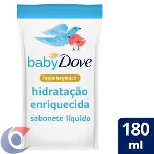 Sabonete Líquido Infantil Baby Dove Hidratação Enriquecida Refil 180ml
