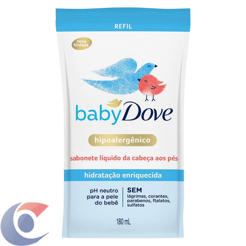 SAB-LIQ-INF-DOVE-BABY-180ML-REF-HID-ENRIQUECIDA