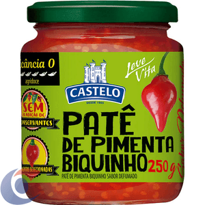 Patê Castelo De Pimenta Biquinho Sabor Defumado 250g