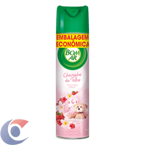 Aromatizador Bom Ar Aerossol Cheirinho De Talco Embalagem Econômica 360ml