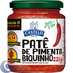 Patê Castelo De Pimenta Biquinho E Dedo-De-Moça 220g