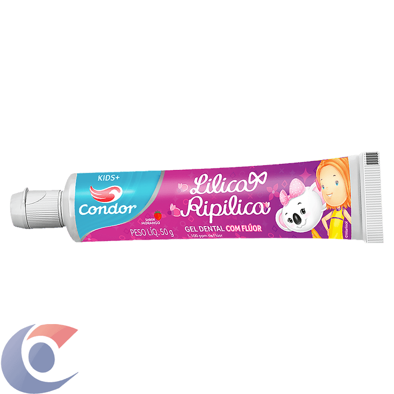GEL-DENT-INF-CONDOR-KIDS-L3-P2-50G-MORANGO-8211