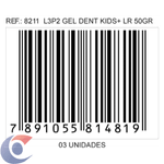 GEL-DENT-INF-CONDOR-KIDS-L3-P2-50G-MORANGO-8211