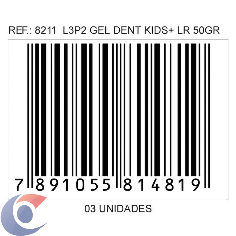 GEL-DENT-INF-CONDOR-KIDS-L3-P2-50G-MORANGO-8211