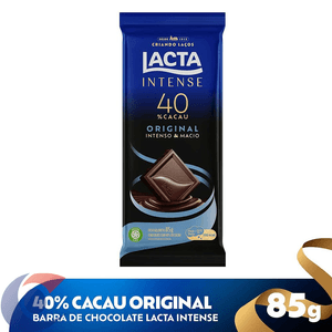 Chocolate Lacta Intense 40% Cacau Original 85g