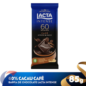 Chocolate Lacta Intense 60% Cacau Café 85g