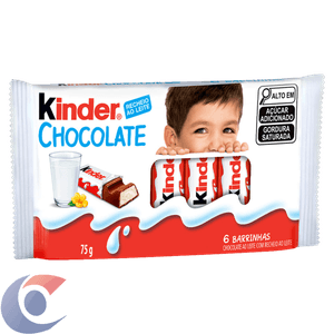 Barra De Chocolate Kinder 75g