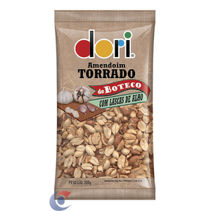Amendoim Torrado Dori Boteco Com Lascas De Alho 320g