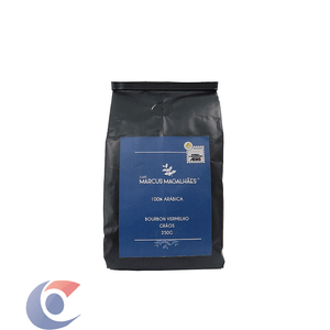 Café Grão Torrado Marcus Magalhães Bourbon Vermelho 250g