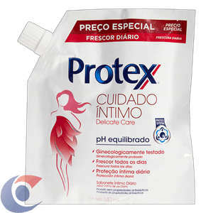 Sabonete Íntimo Líquido Protex Cuidado Íntimo Delicate Care Refil 140ml