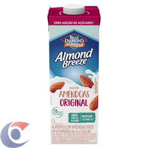 Bebida À Base De Amêndoa Almond Breeze Original Zero 1l