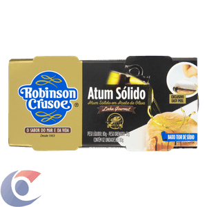 Atum Sólido Em Azeite De Oliva Robinson Crusoé 2 Un De 80g