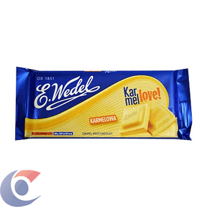 Chocolate Polonês E.Wedel Branco Com Caramelo 90g