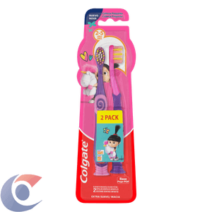 Escova De Dente Infantil Colgate Smiles Agnes E Fluffy 2 A 5 Anos 2 Un