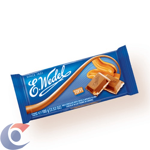 CHOC-POL-EWEDEL-100G-AO-LEIT-CARAMEL