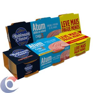 Atum Robinson Cruose Sólido Ao Natural 3x80g