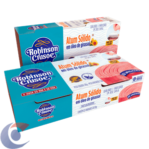 Atum Robinson Cruose Sólido Girassol 2 De 80g Cada
