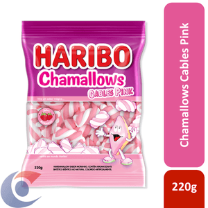 Marshmallow Haribo Cables Pink 220g