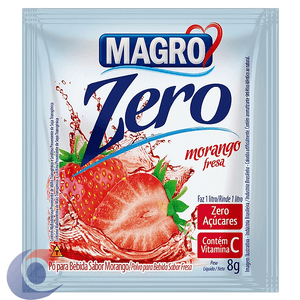 Refresco Magro Zero Açúcar Morango 8g