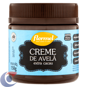 Creme De Avelã Flormel Zero Açúcar Extra Cacau 150g