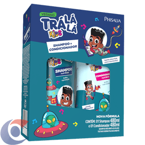 Kit Shampoo 480ml + Condicionador 480ml Trá La La Kids Nutri Kids