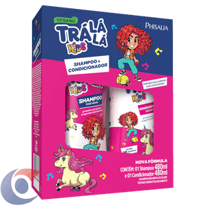 Kit Shampoo 480ml + Condicionador 480ml Trá La La Kids Hidrakids